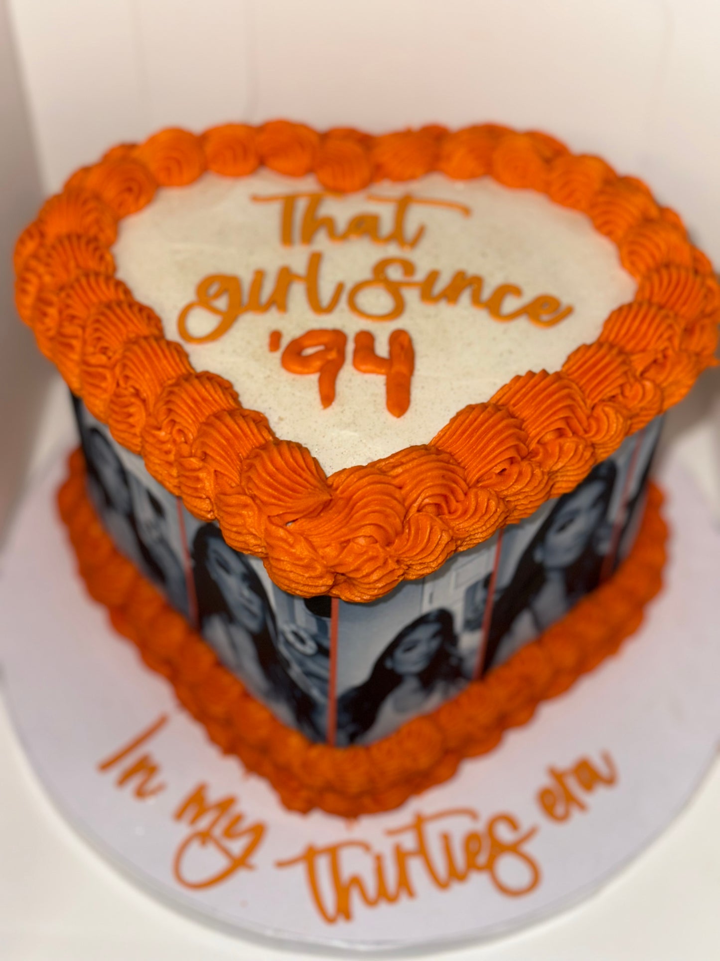 Collage Heart Cake