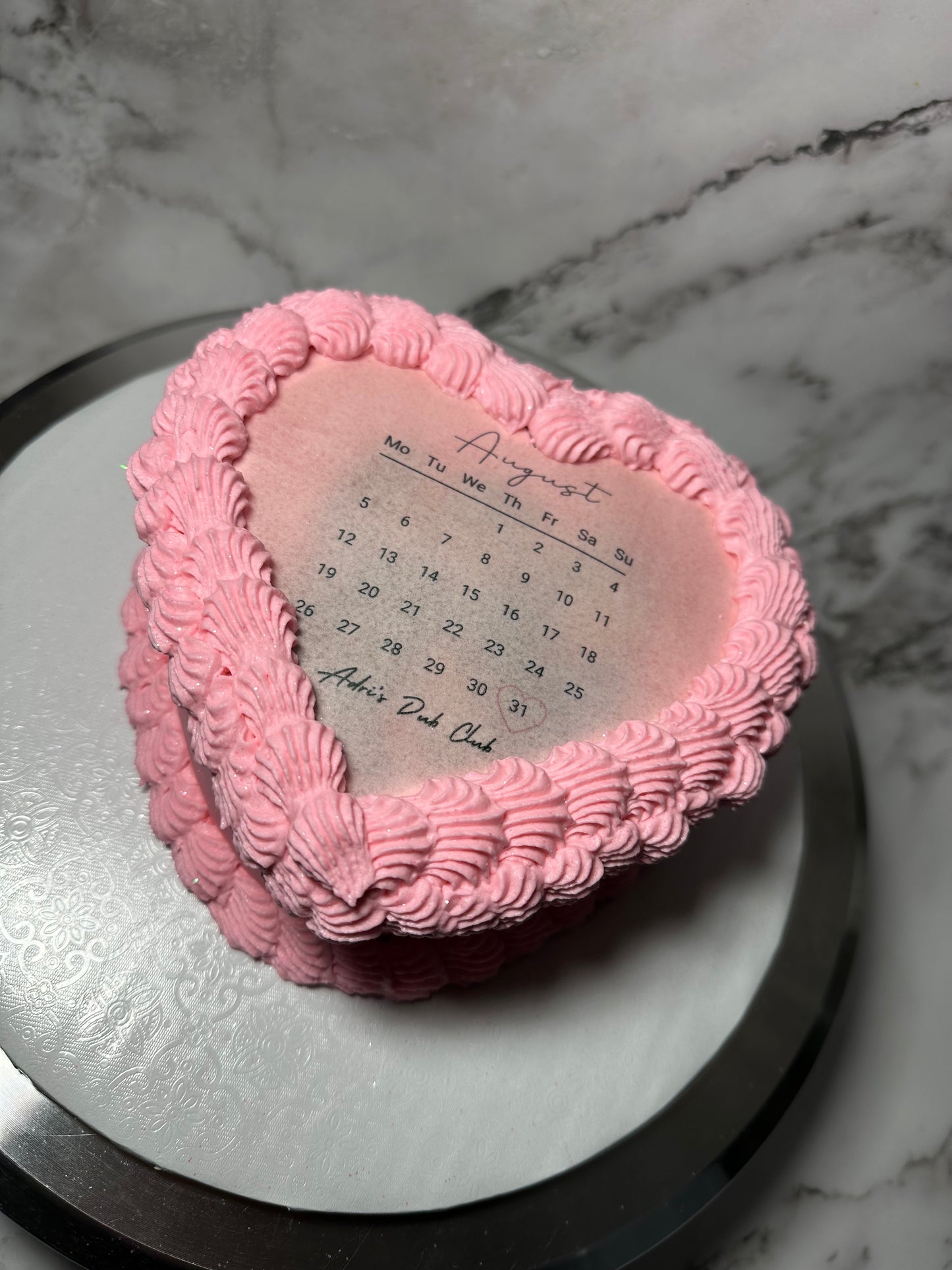Mini Heart Cake (6" Layer)