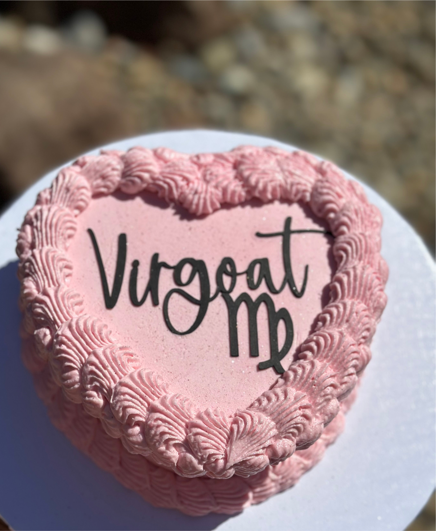 Mini Heart Cake (6" Layer)