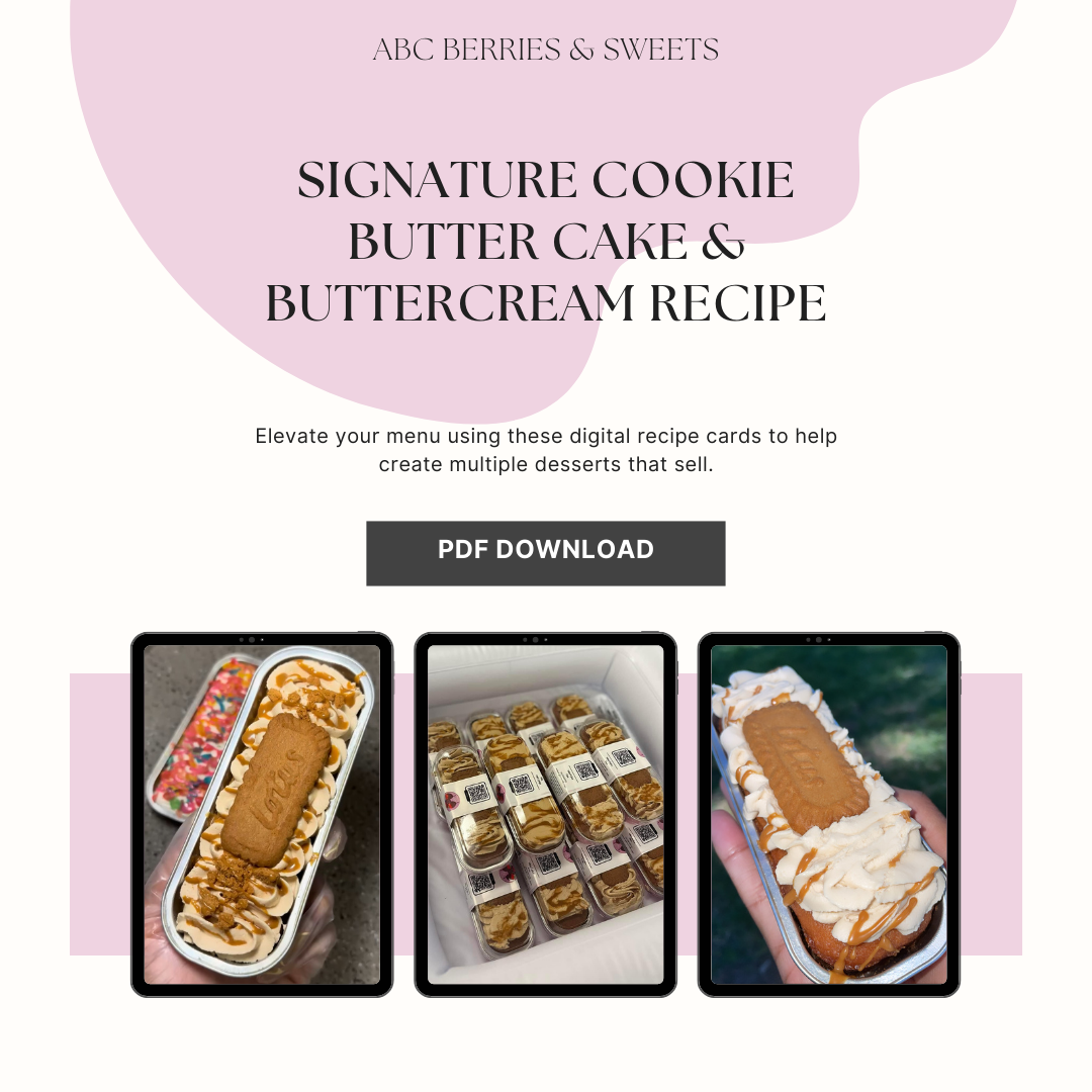 Signature Cookie Butter Cake & Buttercream Recipe