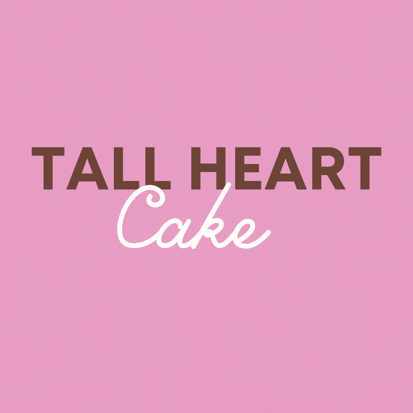 Tall Heart Cake