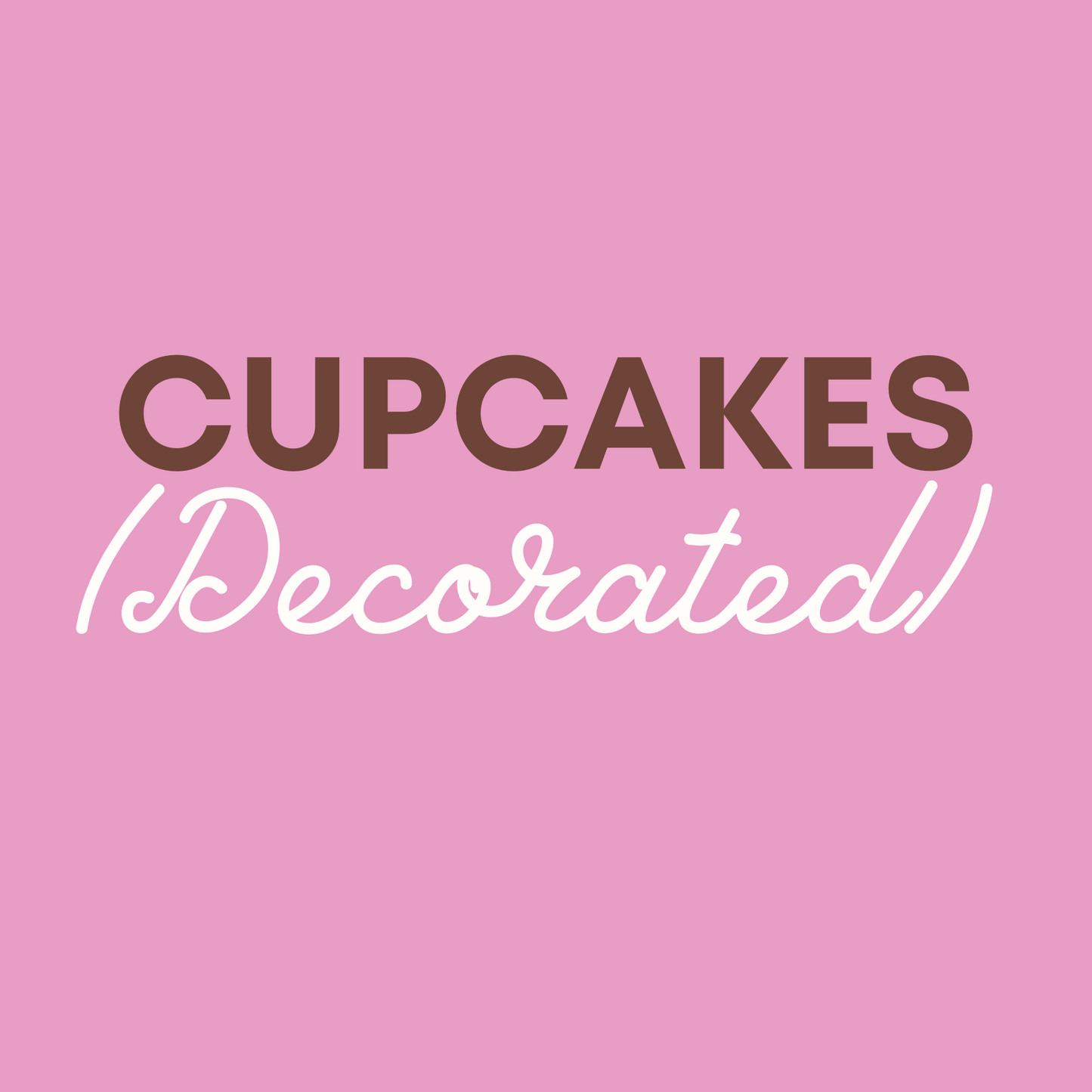 Cupcakes (Decorated)