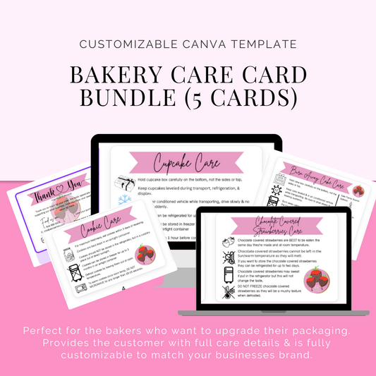 Baker Care Card Bundle