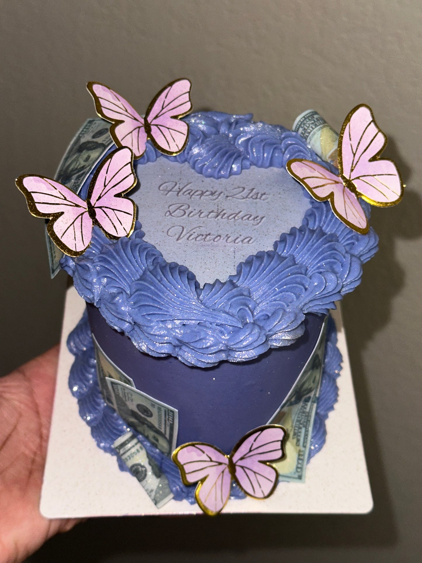 Mini Cake (Heart 4”)